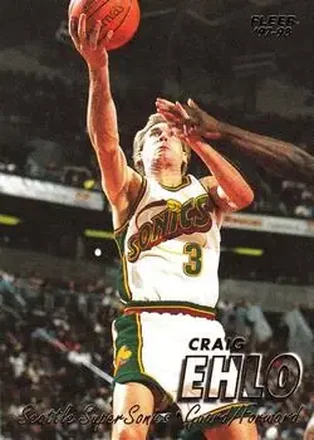 1997-98 Fleer #65 - Craig Ehlo - Seattle SuperSonics 1997-98 Fleer #65 - Craig Ehlo - Seattle SuperSonics