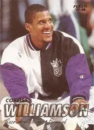 1997-98 Fleer #80 - Corliss Williamson - Sacramento Kings