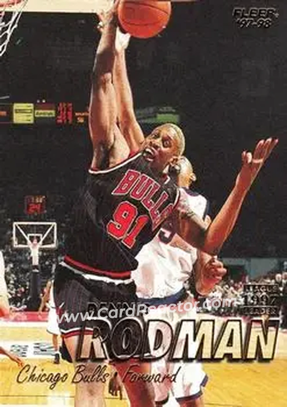 Front of Dennis Rodman