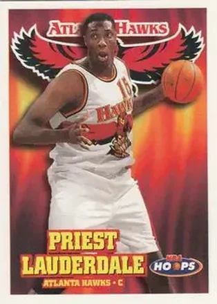 1997-98 Hoops #11 - Priest Lauderdale - Atlanta Hawks