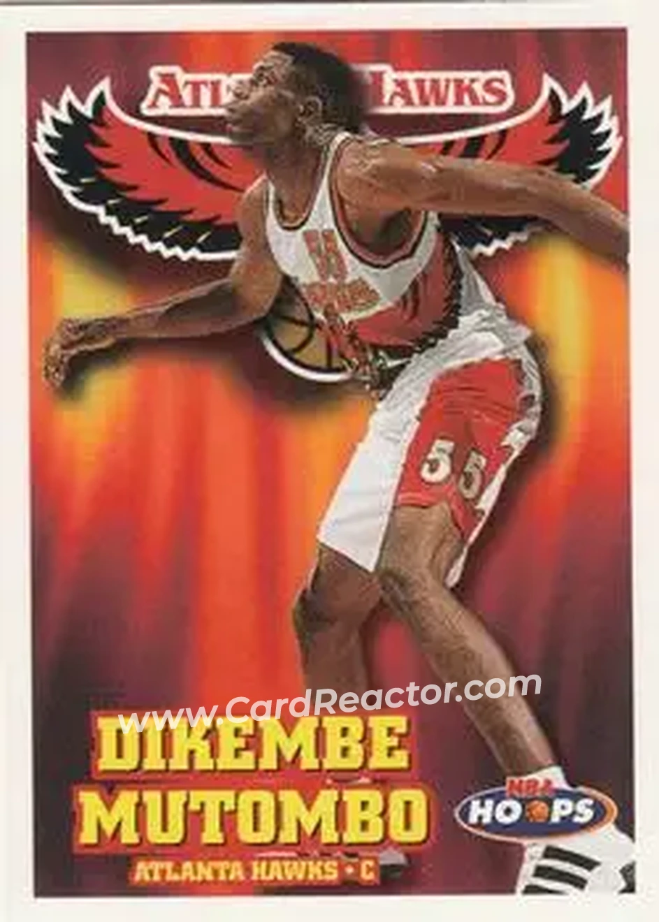 Front of Dikembe Mutombo