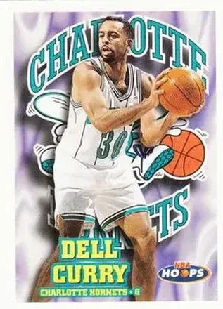 1997-98 Hoops #20 - Dell Curry - Charlotte Hornets