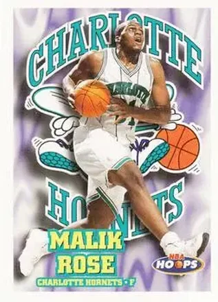 1997-98 Hoops #24 - Malik Rose - Charlotte Hornets
