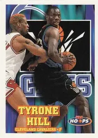 1997-98 Hoops #33 - Tyrone Hill - Cleveland Cavaliers