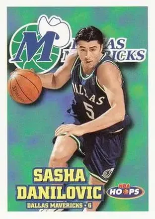 1997-98 Hoops #37 - Sasha Danilović - Dallas Mavericks