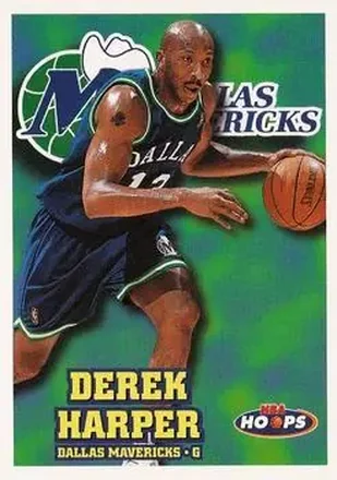 1997-98 Hoops #38 - Derek Harper - Dallas Mavericks