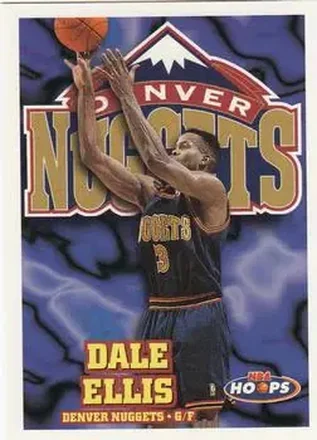1997-98 Hoops #43 - Dale Ellis - Denver Nuggets