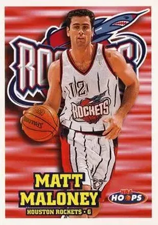 1997-98 Hoops #61 - Matt Maloney - Houston Rockets