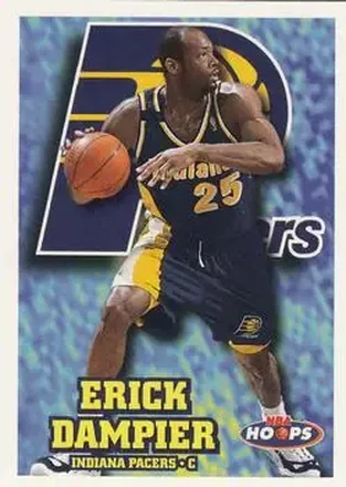 1997-98 Hoops #65 - Erick Dampier - Indiana Pacers 1997-98 Hoops #65 - Erick Dampier - Indiana Pacers