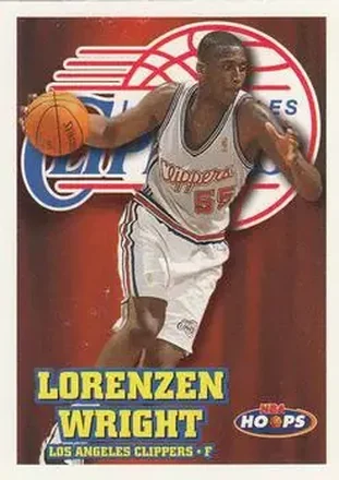1997-98 Hoops #74 - Lorenzen Wright - Los Angeles Clippers