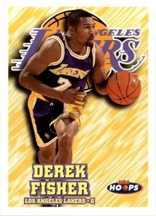 1997-98 Hoops #76 - Derek Fisher - Los Angeles Lakers