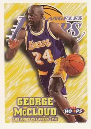 1997-98 Hoops #80 - George McCloud - Los Angeles Lakers