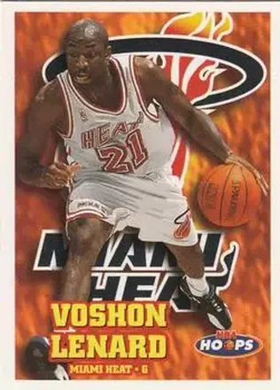 1997-98 Hoops #84 - Voshon Lenard - Miami Heat 1997-98 Hoops #84 - Voshon Lenard - Miami Heat