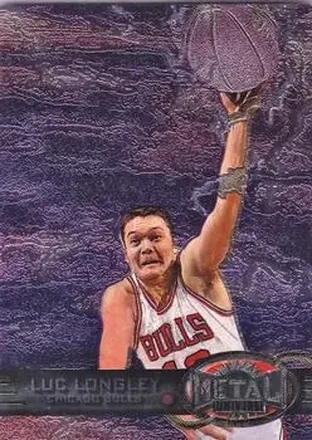 1997-98 Metal Universe #18 - Luc Longley - Chicago Bulls