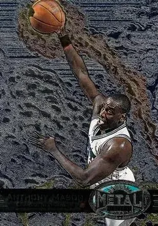 1997-98 Metal Universe #21 - Anthony Mason - Charlotte Hornets