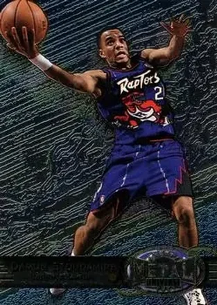 1997-98 Metal Universe #28 - Damon Stoudamire - Toronto Raptors
