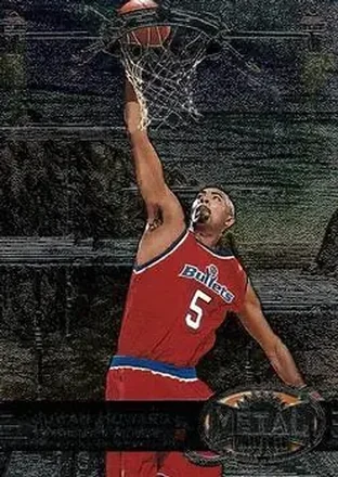 1997-98 Metal Universe #33 - Juwan Howard - Washington Wizards