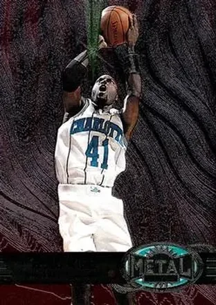 1997-98 Metal Universe #35 - Glen Rice - Charlotte Hornets