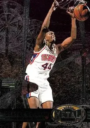 1997-98 Metal Universe #38 - Derrick Coleman - Philadelphia 76ers 1997-98 Metal Universe #38 - Derrick Coleman - Philadelphia 76ers