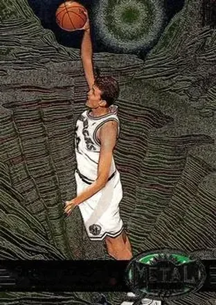 1997-98 Metal Universe #53 - Shawn Bradley - Dallas Mavericks