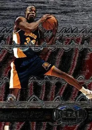 1997-98 Metal Universe #54 - Antonio Davis - Indiana Pacers