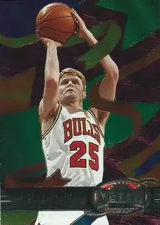1997-98 Metal Universe #58 - Steve Kerr - Chicago Bulls