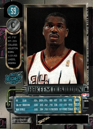 Hakeem Olajuwon 裏面