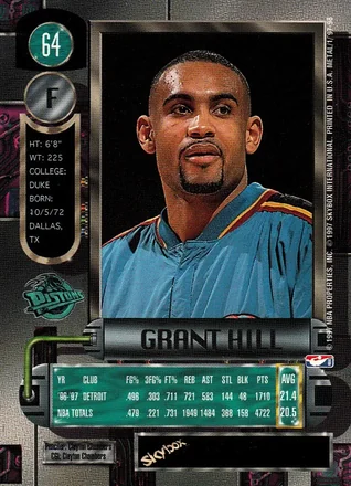 Grant Hill back
