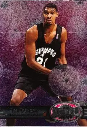 1997-98 Metal Universe #66 Tim Duncan