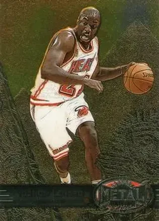 1997-98 Metal Universe #68 - Voshon Lenard - Miami Heat
