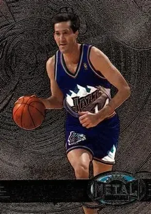 1997-98 Metal Universe #86 - Jeff Hornacek - Utah Jazz