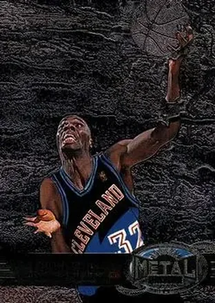 1997-98 Metal Universe #96 - Tyrone Hill - Cleveland Cavaliers