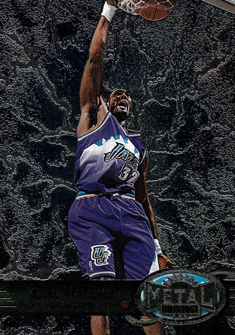 1997-98 Metal Universe #97 Karl Malone