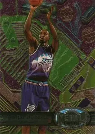 1997-98 Metal Universe #99 - Bryon Russell - Utah Jazz