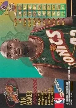 Back of Vin Baker