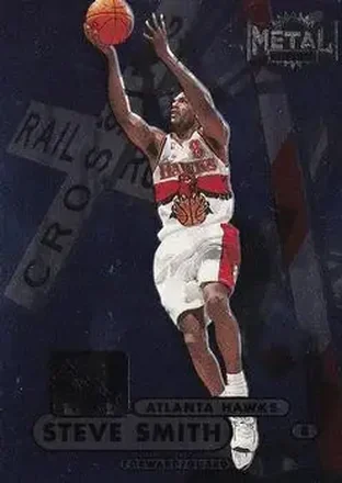 1997-98 Metal Universe Championship #12 - Steve Smith - Atlanta Hawks
