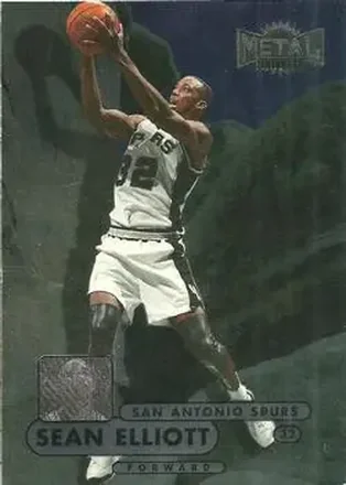 1997-98 Metal Universe Championship #15 - Sean Elliott - San Antonio Spurs 1997-98 Metal Universe Championship #15 - Sean Elliott - San Antonio Spurs