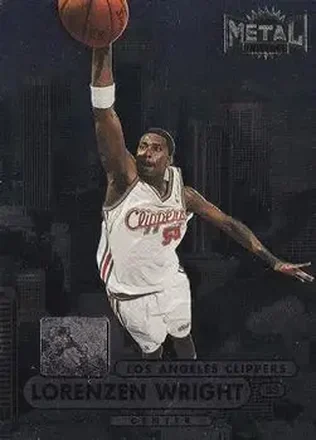 1997-98 Metal Universe Championship #19 - Lorenzen Wright - Los Angeles Clippers