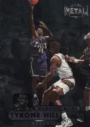 1997-98 Metal Universe Championship #32 - Tyrone Hill - Milwaukee Bucks