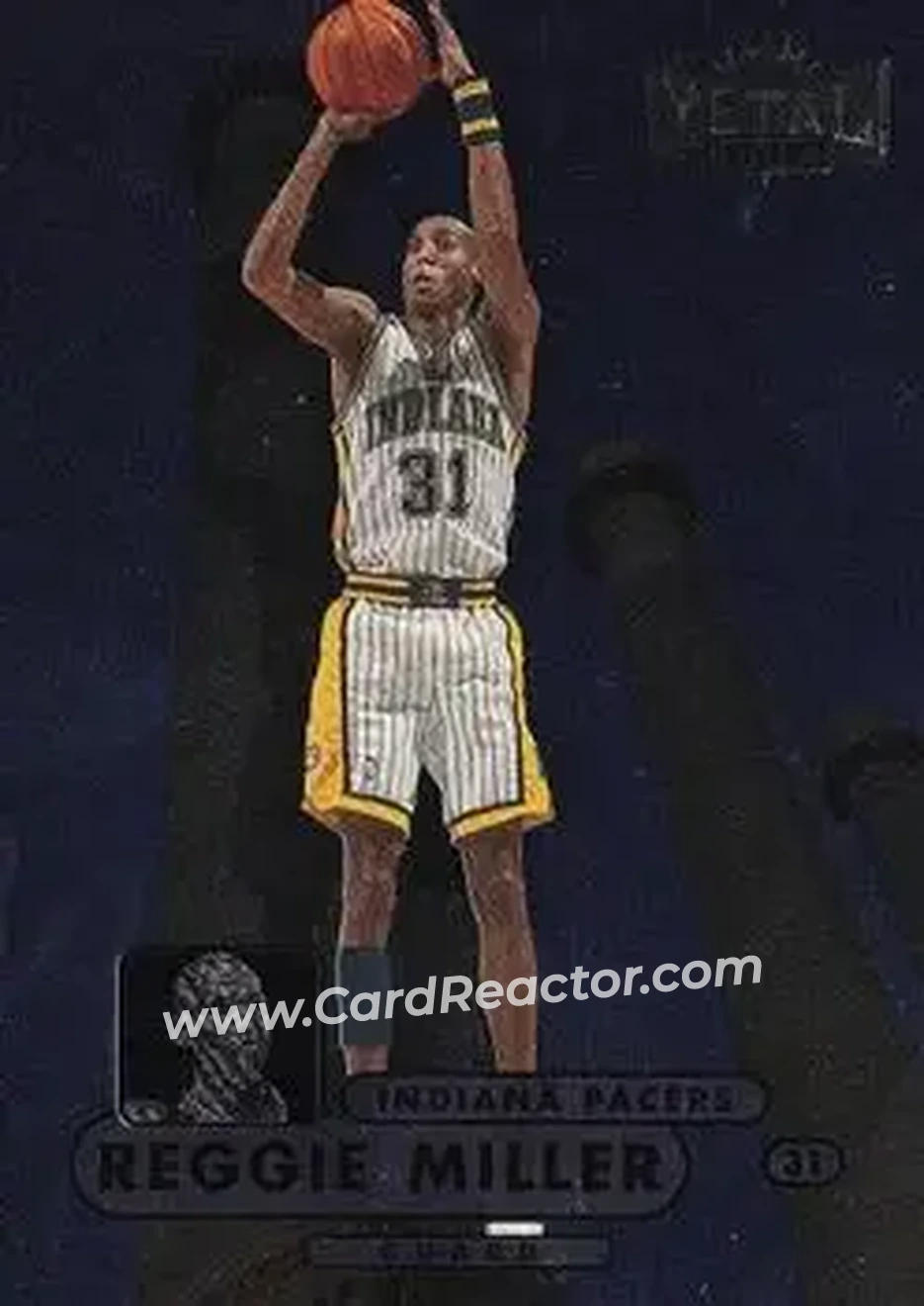 Front of Reggie Miller