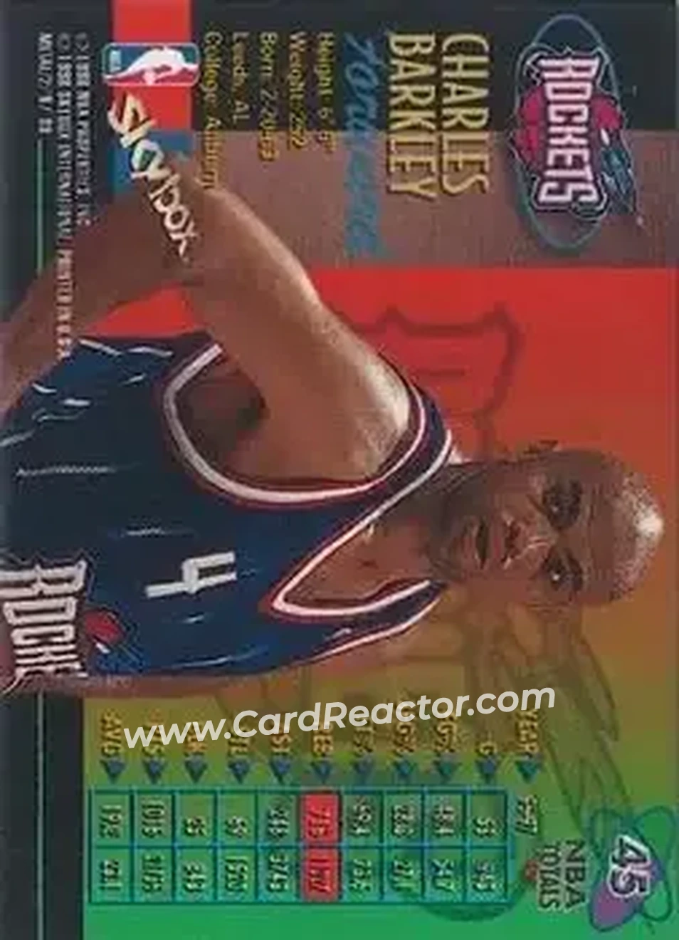Back of Charles Barkley