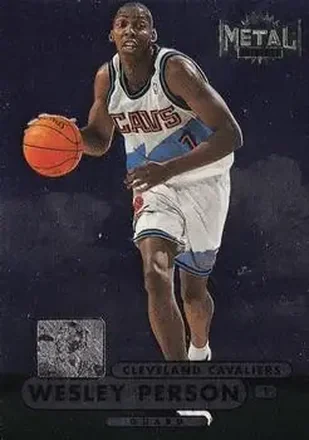 1997-98 Metal Universe Championship #50 - Wesley Person - Cleveland Cavaliers