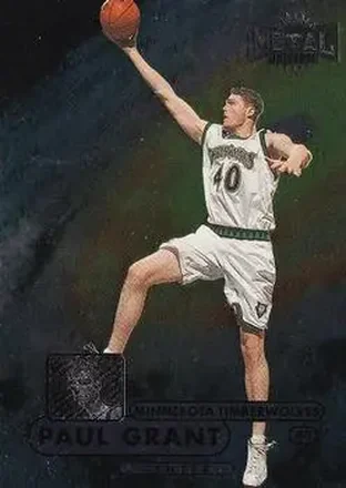 1997-98 Metal Universe Championship #52 - Paul Grant - Minnesota Timberwolves 1997-98 Metal Universe Championship #52 - Paul Grant - Minnesota Timberwolves
