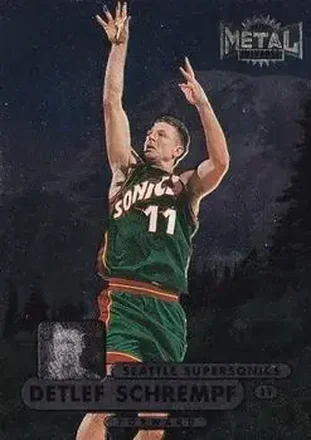 1997-98 Metal Universe Championship #56 - Detlef Schrempf - Seattle SuperSonics