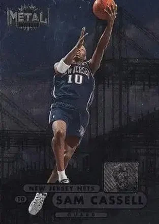 1997-98 Metal Universe Championship #58 - Sam Cassell - New Jersey Nets 1997-98 Metal Universe Championship #58 - Sam Cassell - New Jersey Nets