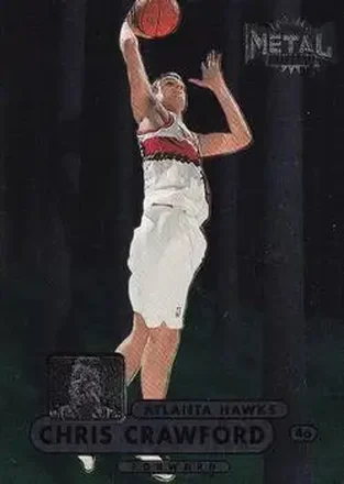 1997-98 Metal Universe Championship #60 - Chris Crawford - Atlanta Hawks 1997-98 Metal Universe Championship #60 - Chris Crawford - Atlanta Hawks