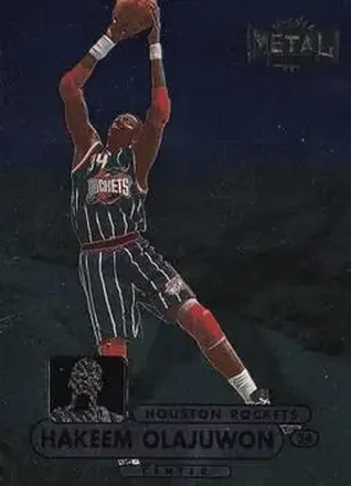 1997-98 Metal Universe Championship #61 Hakeem Olajuwon