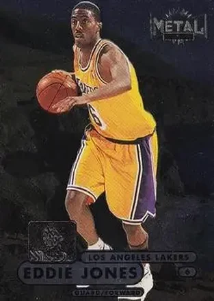 1997-98 Metal Universe Championship #63 - Eddie Jones - Los Angeles Lakers 1997-98 Metal Universe Championship #63 - Eddie Jones - Los Angeles Lakers