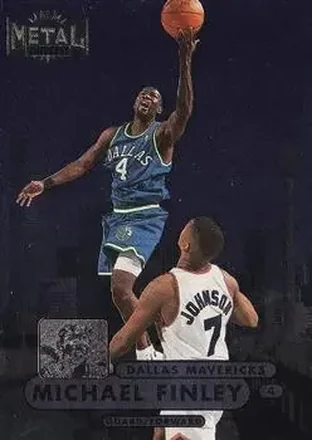 1997-98 Metal Universe Championship #79 - Michael Finley - Dallas Mavericks 1997-98 Metal Universe Championship #79 - Michael Finley - Dallas Mavericks