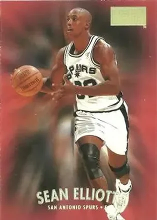 1997-98 SkyBox Premium #14 - Sean Elliott - San Antonio Spurs 1997-98 SkyBox Premium #14 - Sean Elliott - San Antonio Spurs
